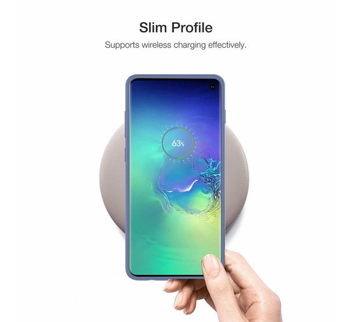 ShieldCase® Shieldcase Silicone case Samsung Galaxy S10e (lavendel grijs)