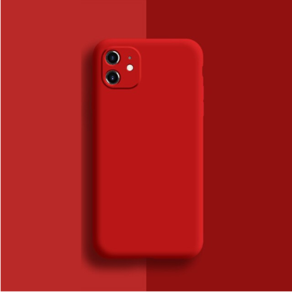 ShieldCase® Shieldcase Siliconen hoesje met camera bescherming iPhone 11 (rood)