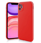 ShieldCase® Shieldcase Siliconen hoesje met camera bescherming iPhone 11 (rood)