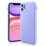 ShieldCase® Siliconen hoesje met camera bescherming iPhone 11 (paars)