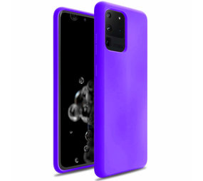 ShieldCase® Siliconen hoesje Samsung Galaxy S20 Ultra (donkerpaars)