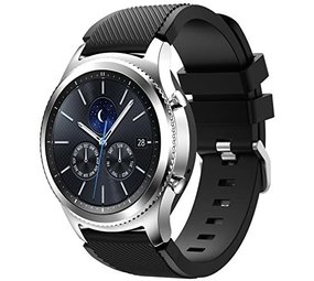 Samsung Gear S3 siliconen bandje (zwart)