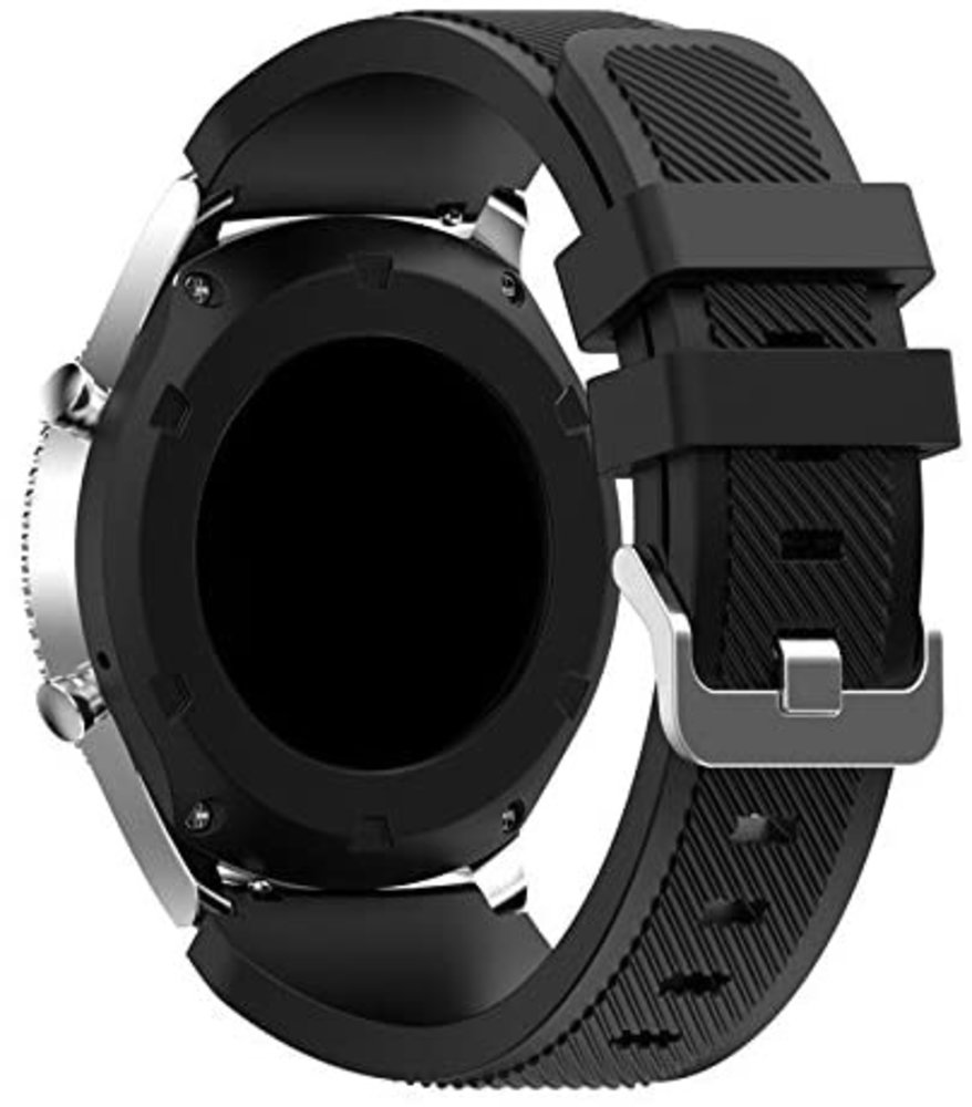Samsung Gear S3 siliconen bandje (zwart)