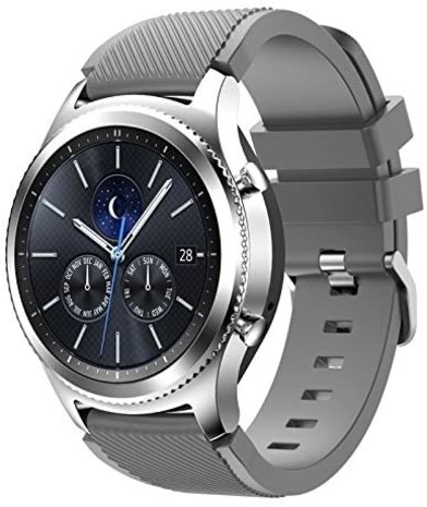 Samsung Gear S3 siliconen bandje (grijs)
