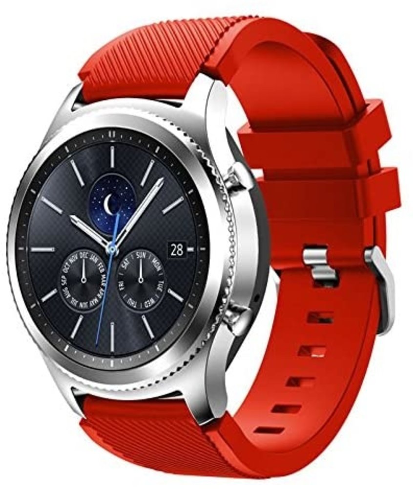 Samsung Gear S3 siliconen bandje (rood)