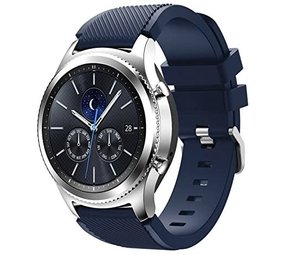 Samsung Gear S3 siliconen bandje (donkerblauw)