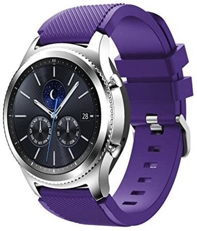 Samsung Gear S3 siliconen bandje (paars)