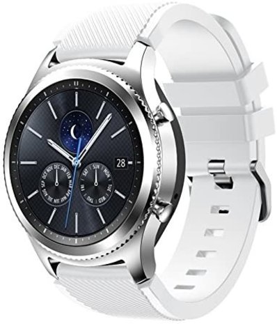 Samsung Gear S3 siliconen bandje (wit)