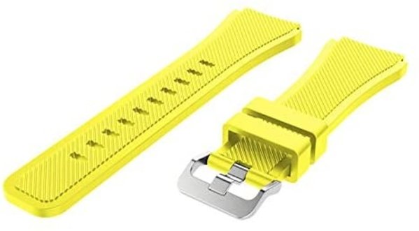 Samsung Gear S3 siliconen bandje (geel)