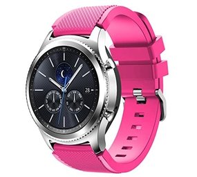 Samsung Gear S3 siliconen bandje (knalroze)