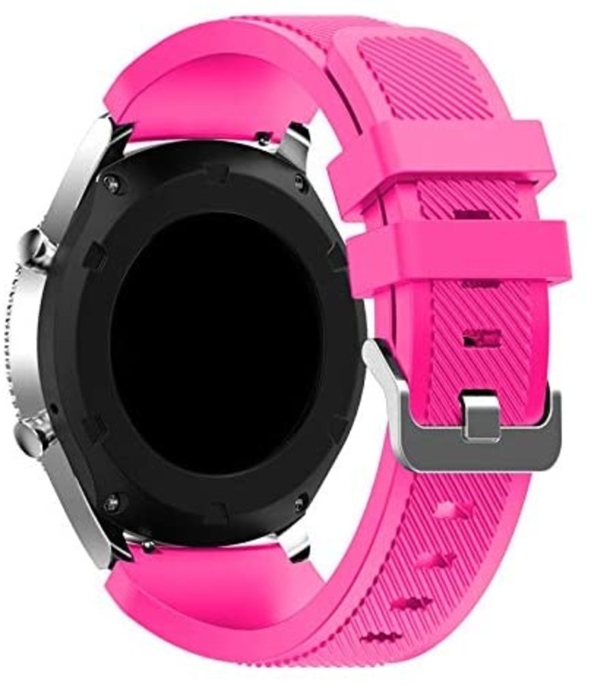 Samsung Gear S3 siliconen bandje (knalroze)