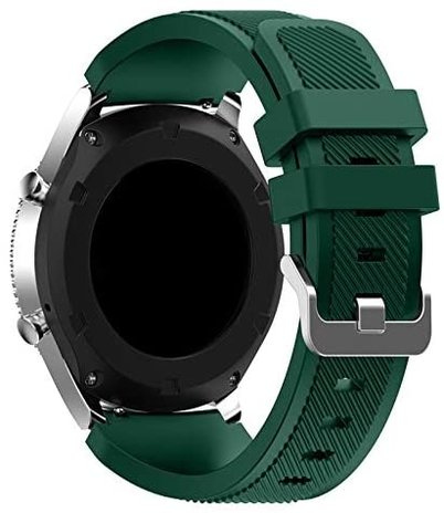 Samsung Gear S3 siliconen bandje (legergroen)