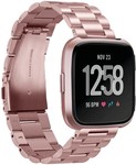 Fitbit Versa stalen bandje (roze)