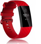 Fitbit Charge 3 silicone band (rood)