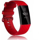 Fitbit Charge 3 silicone band (rood)