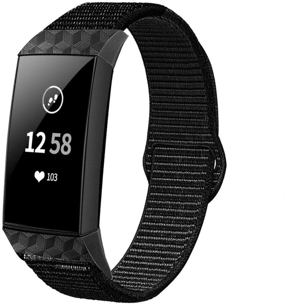Fitbit charge 4 black band sale