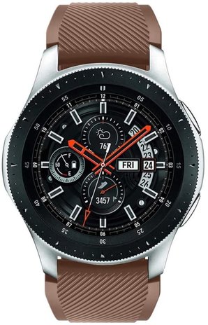Samsung Galaxy Watch silicone band (koffiebruin)