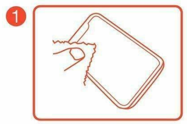 Glasschutzfolie installieren