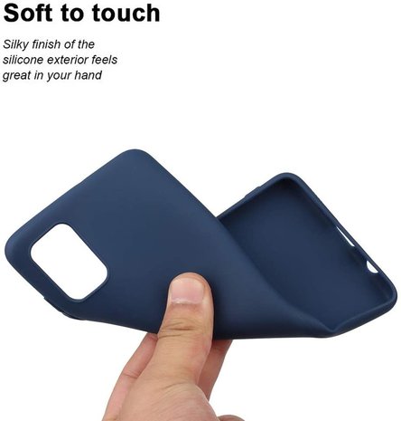 ShieldCase® Shieldcase silicone case Samsung Galaxy A41 (blauw)