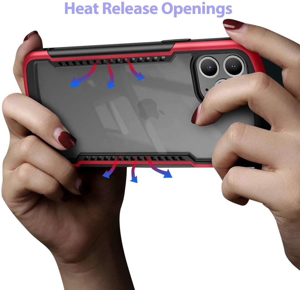 ShieldCase® ShieldCase schokbestendig hoesje iPhone 11 (rood) ShieldCase® ShieldCase schokbestendig hoesje iPhone 11 (rood)