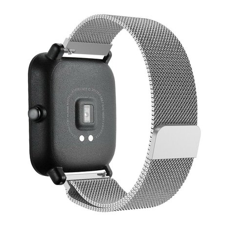 Xiaomi Amazfit Bip Milanese band (zilver) Xiaomi Amazfit Bip Milanese band (zilver)