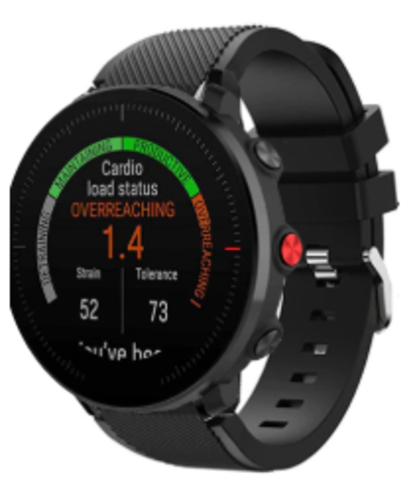 Polar Vantage M silicone band (zwart)