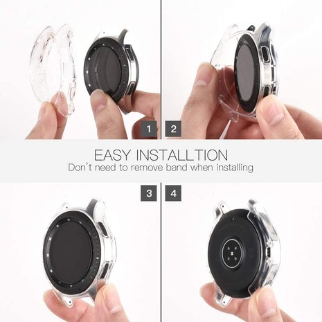 Samsung Galaxy Watch silicone case (transparant)