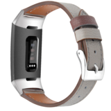 Fitbit Charge 4 leren bandje (donkergrijs) Fitbit Charge 4 leren bandje (donkergrijs)