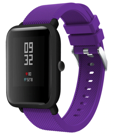 Xiaomi Amazfit Bip silicone band (paars)
