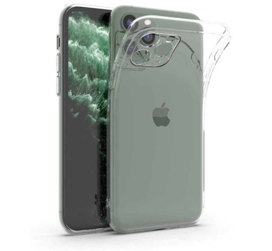 kleding Bezit Collectief Siliconen hoesje met camera bescherming iPhone 11 Pro (transparant) -  Phone-Factory