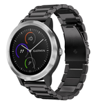 Garmin Vivoactive 3 stalen bandje(zwart)