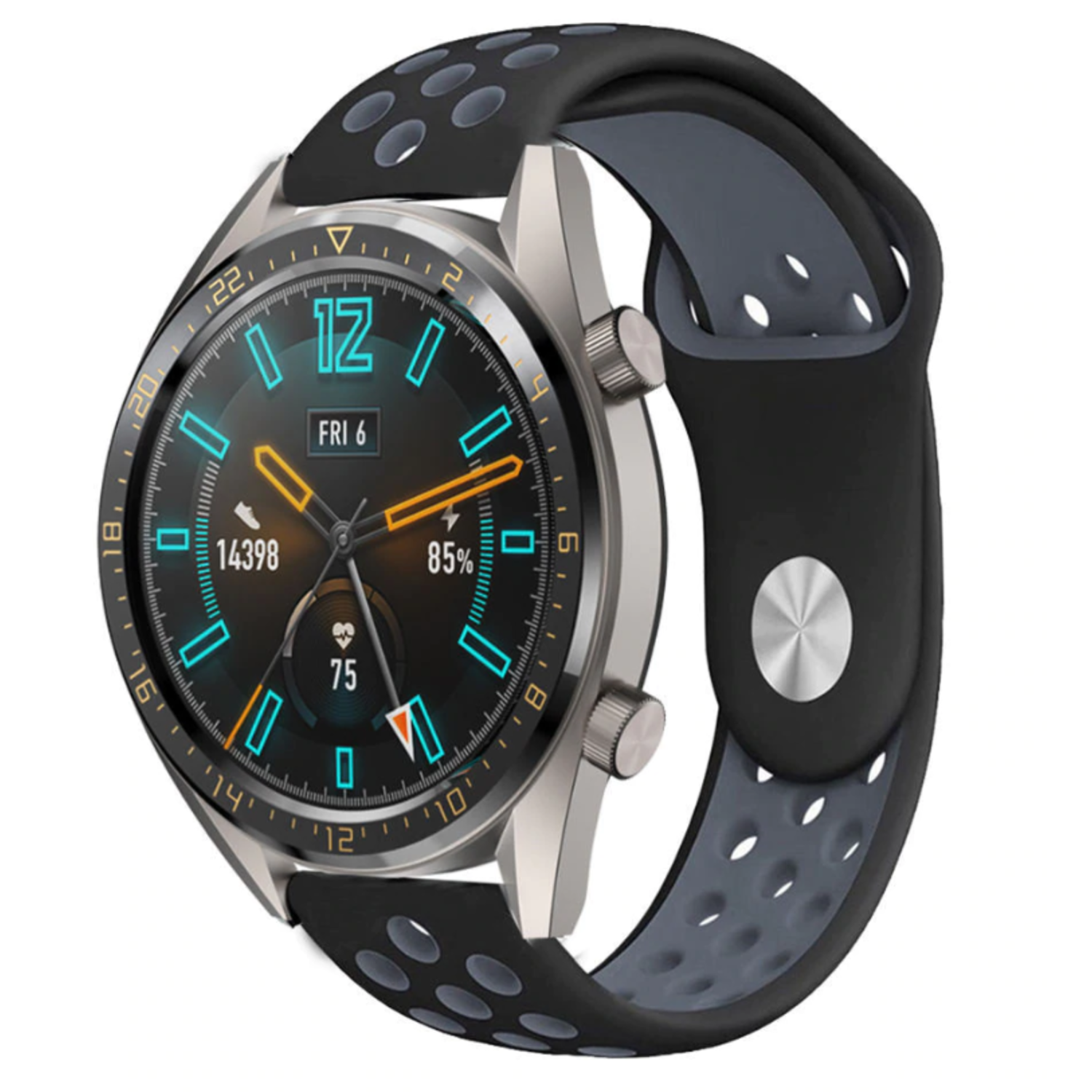 Huawei Watch GT sport bandje zwart grijs Phone Factory