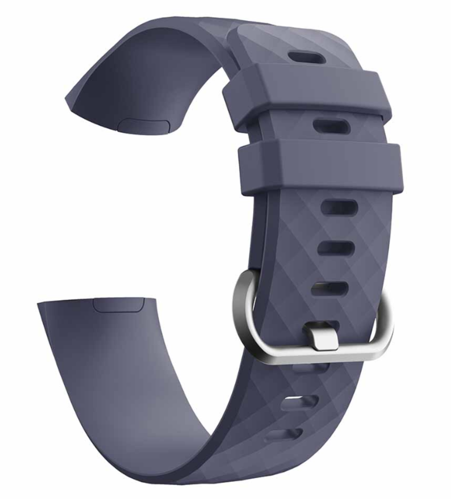 Fitbit Charge 4 silicone band (grijsblauw)