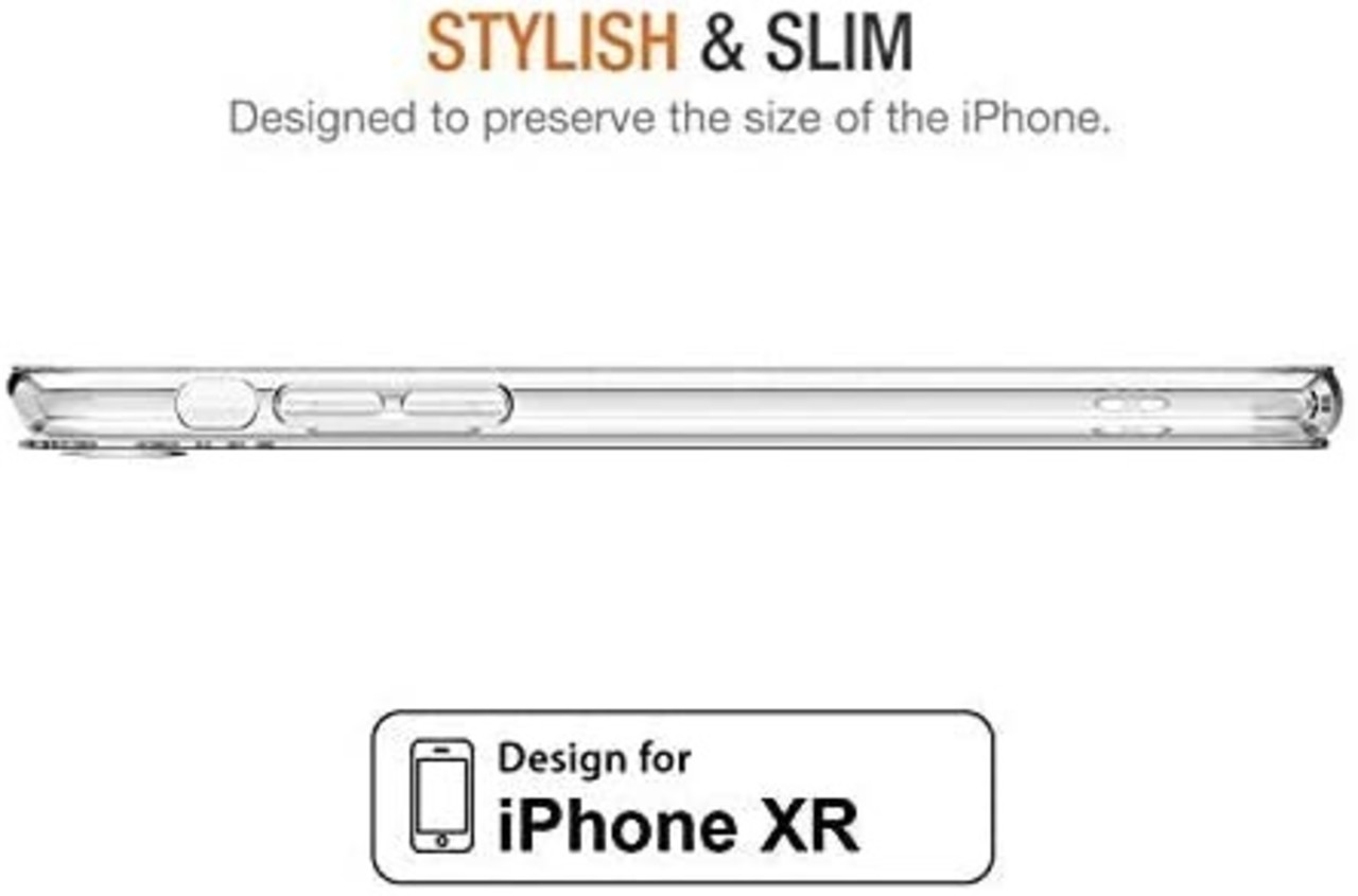 ShieldCase® Shieldcase Siliconen hoesje met camera bescherming iPhone Xr (transparant)