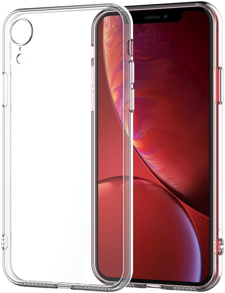 ShieldCase® Shieldcase Siliconen hoesje met camera bescherming iPhone Xr (transparant)