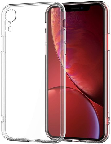 ShieldCase® Shieldcase Siliconen hoesje met camera bescherming iPhone Xr (transparant)