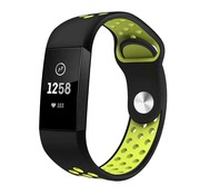 Fitbit Charge 4 sport band (zwart geel)