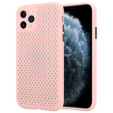 ShieldCase® Siliconen hoesje met gaatjes iPhone 11 Pro (roze)