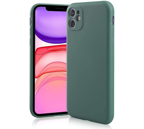 ShieldCase® Siliconen hoesje met camera bescherming iPhone 11 (donkergroen)