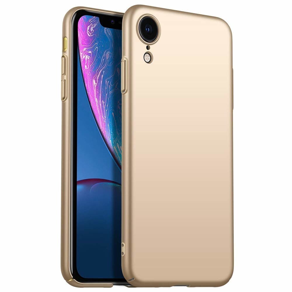 ShieldCase® ShieldCase Ultra thin iPhone Xr case (goud) met Privacy Glas