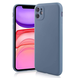 ShieldCase® Siliconen hoesje met camera bescherming iPhone 11 (lavendel grijs) + Privacy Glass