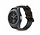 Samsung Galaxy Watch leren silicone band (zwart/bruin)