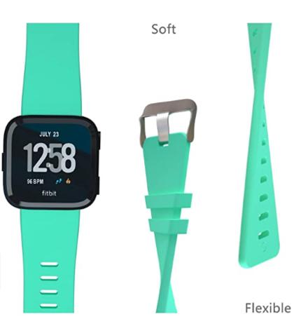 Fitbit Versa silicone band (aqua)
