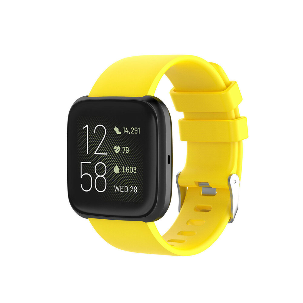 Fitbit Versa silicone band (geel)