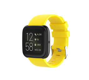 Fitbit Versa silicone band (geel)
