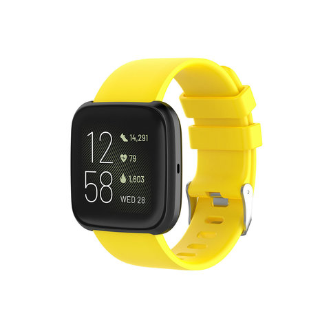 Fitbit Versa silicone band (geel)