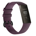 Fitbit Charge 3 silicone band (paars)
