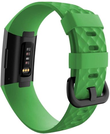 Fitbit Charge 4 silicone band (groen)