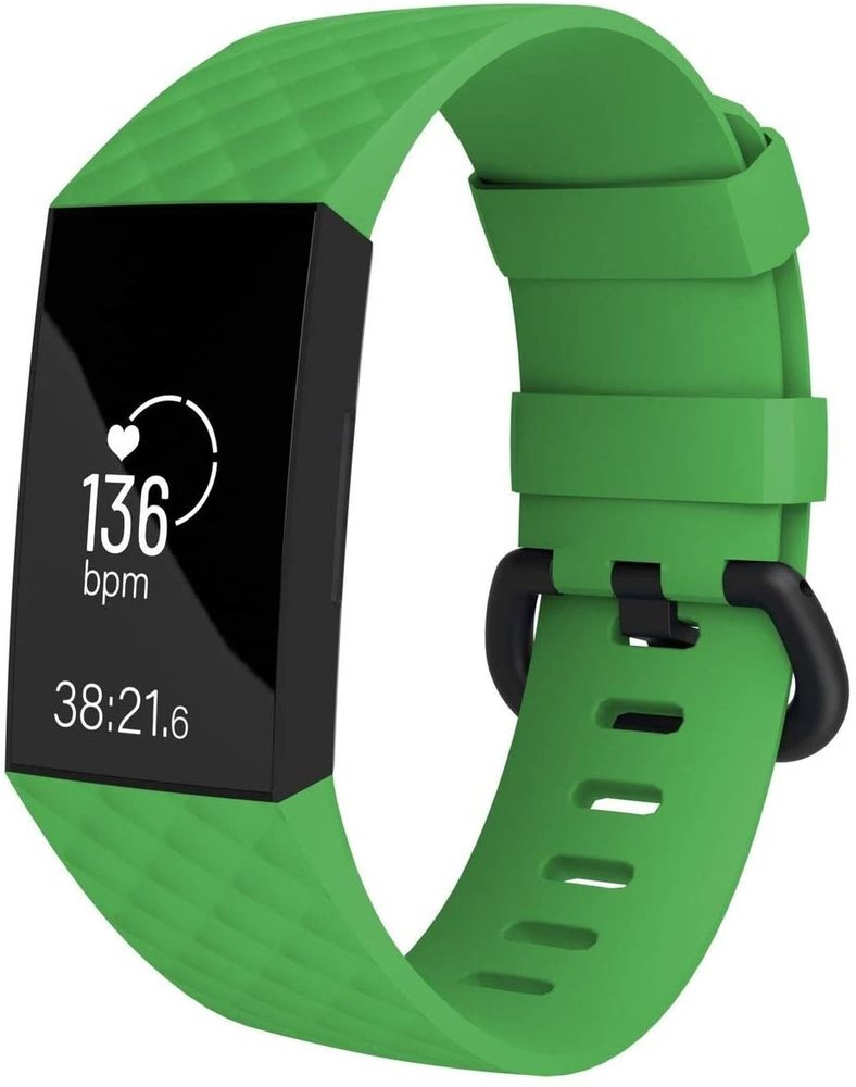 Fitbit Charge 4 silicone band (groen)