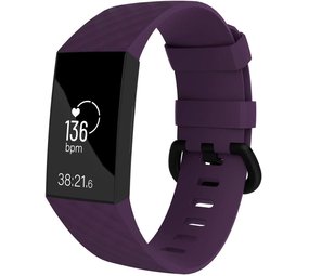Fitbit Charge 4 silicone band (paars)